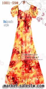 1001-59#熱門女裝 外貿原單 波西米亞裙子 新款連衣裙 長裙批發工廠,批發,進口,代購