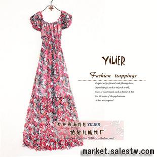1001#熱門女裝 外貿原單 時尚熱賣 波西米亞裙子 新款連衣裙批發工廠,批發,進口,代購