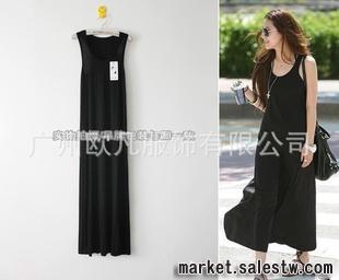 熱門女裝 2012夏季 純色莫代爾 吊帶背心 打底裙 連衣裙批發K236工廠,批發,進口,代購