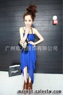 熱門女裝 2012夏裝新款 糖果色氣質 抹胸長裙 連衣裙批發 K314工廠,批發,進口,代購