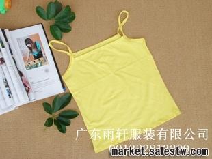 低價夏季新潮熱門純棉多色簡便百搭吊帶衫工廠,批發,進口,代購