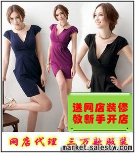 送店鋪裝修2012夏季新款 時尚連衣裙 禮服批發熱門女裝美胸公主袖工廠,批發,進口,代購