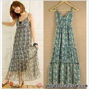 熱門女裝2012新款正品吊帶花裙工廠,批發,進口,代購
