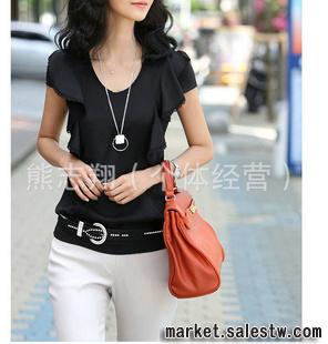 2012春季熱門女裝超靚純色上衣工廠,批發,進口,代購