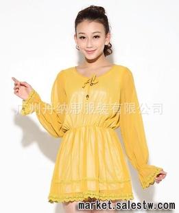 熱門女裝 夏季韓國雪紡真絲 品牌連衣裙 特色女裝加工 衣服批發工廠,批發,進口,代購