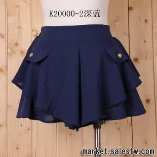 雅詩良品K20000-2深藍色 熱門女裝 裙 女式一件代發免費代理裙褲工廠,批發,進口,代購