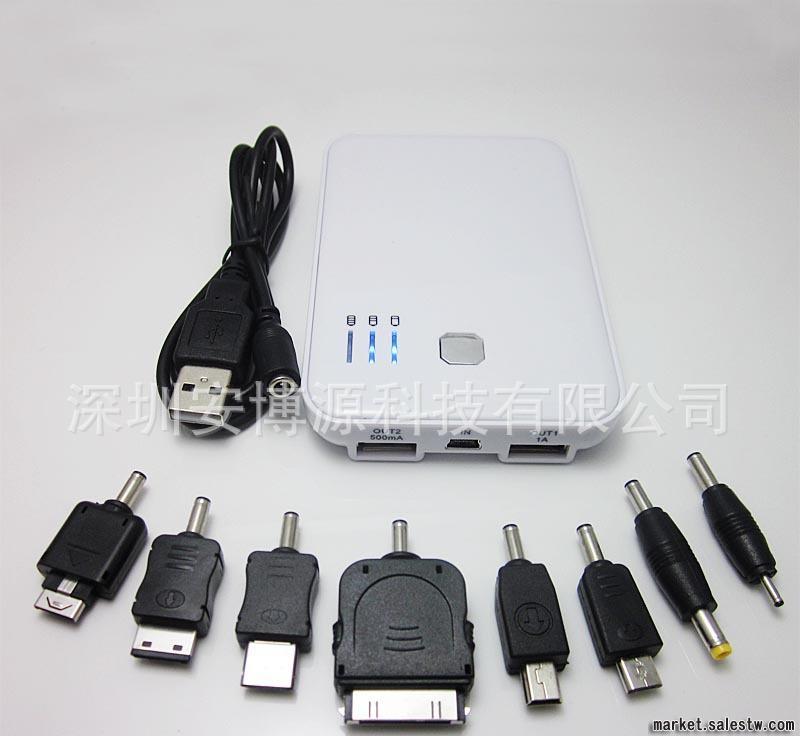 供應特價】移動電源手機充電寶雙USB5000毫安移動電源工廠,批發,進口,代購