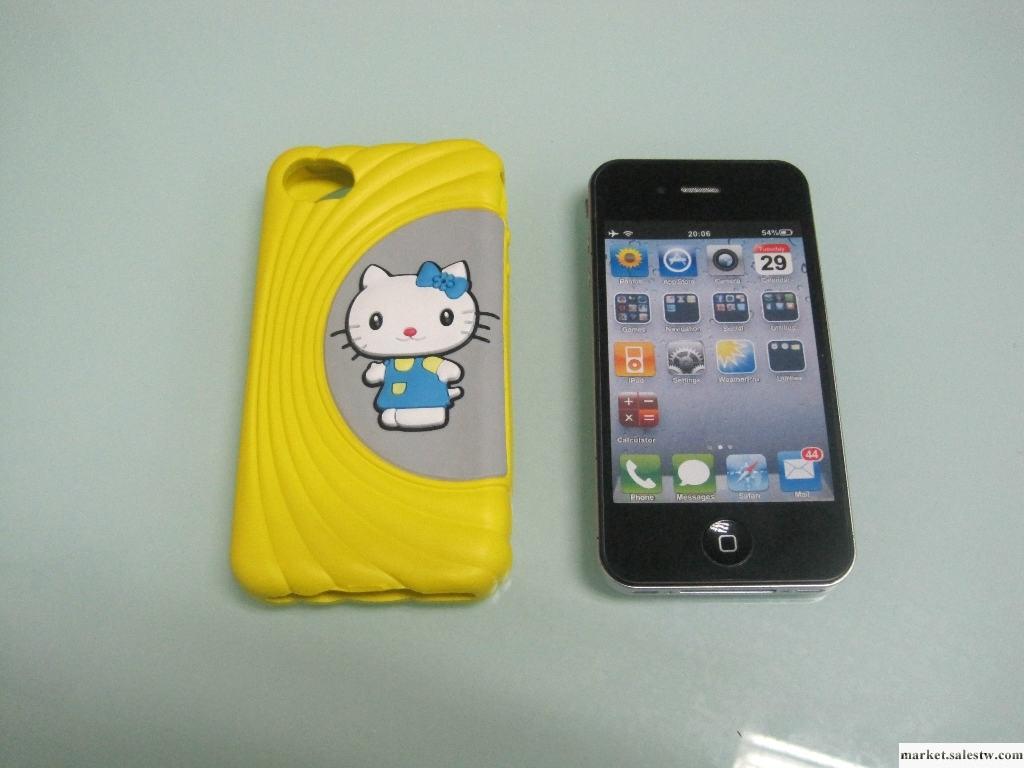 供應Q版hello kittyEVA iphone 4/4S手機套手機保護套ev工廠,批發,進口,代購