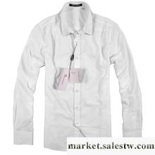 三皇冠 2011秋裝新款專柜正品高端天絲棉男式純色長袖襯衫工廠,批發,進口,代購