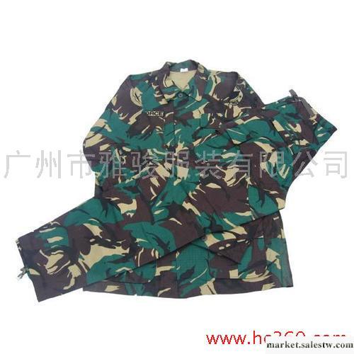 供應YY軍訓迷彩服加工,軍訓服加工廠,保衛制服定制,廣州迷彩工廠,批發,進口,代購