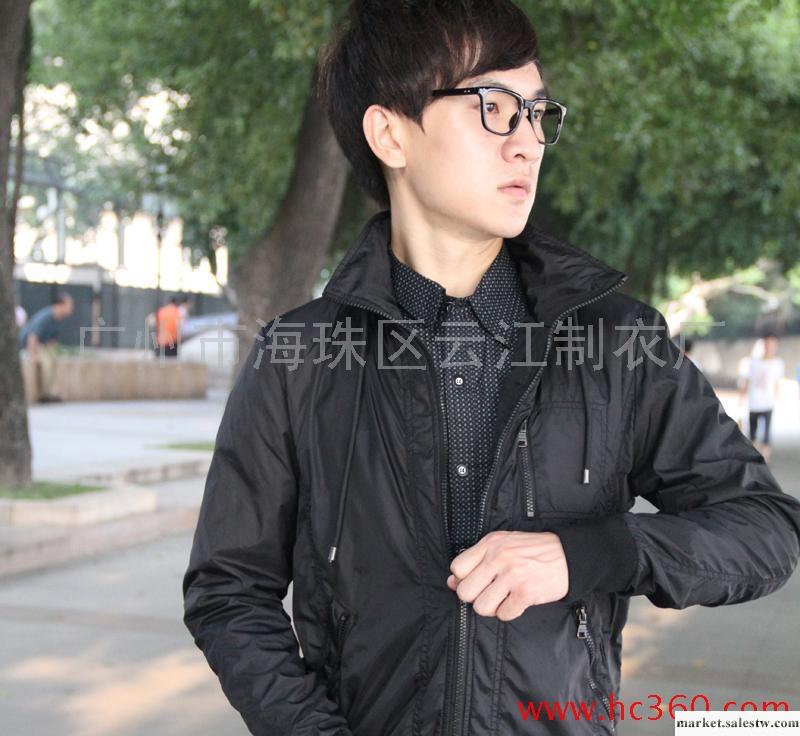 加工 英倫外套 潮男韓版外套加工 秋季新款男裝夾克衫加工工廠,批發,進口,代購