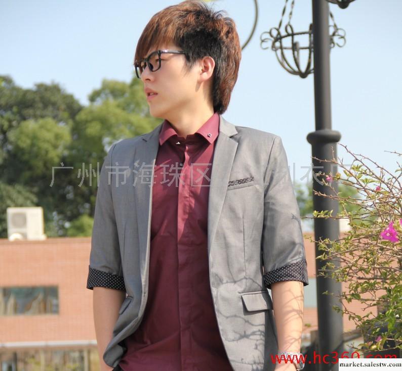 2011男士秋裝新款 高檔時尚修身西裝外套 服裝生產加工訂單工廠,批發,進口,代購
