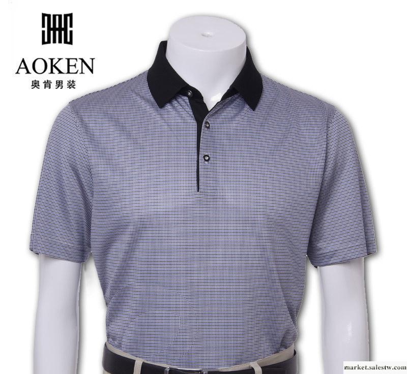供應AOKEN2012新品男式T恤衫工廠,批發,進口,代購