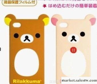 Rilakkuma 韓國 輕松熊 iphone 4 輕松小熊 iphone 4G 殼 保護套工廠,批發,進口,代購