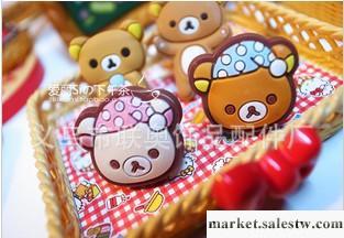 輕松熊Rilakkuma iphone4 3GS HTC卡通可愛手機耳機孔/防塵塞工廠,批發,進口,代購