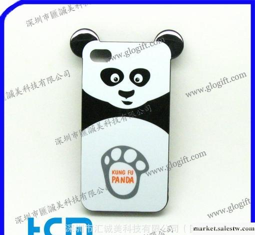 iphone4 新款白色熊貓 小花貓 頑皮貓 硅膠貓 功夫熊貓 貓系列品工廠,批發,進口,代購