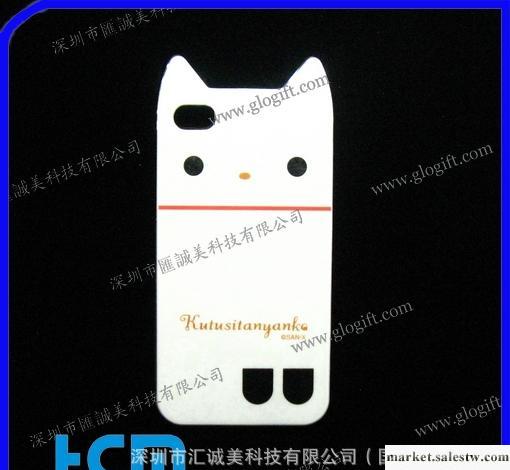硅膠小熊手機套 最新款4G白色小貓手機套 火爆流行中工廠,批發,進口,代購
