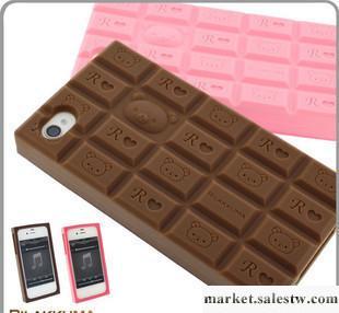 最新款輕松熊 Rilakkuma iphone 4 4s 外殼 巧克力硅膠套 手機殼工廠,批發,進口,代購