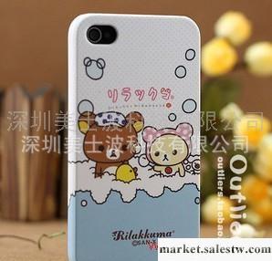 日本 rilakkuma 輕松小熊 iphone 4 外殼 保護套 手機套 蘋果4代批發・進口・工廠・代買・代購