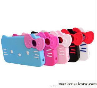 大臉 Hello Kitty iphone4 4s 外殼 硅膠手機套 蝴蝶結 貓臉 KT貓工廠,批發,進口,代購