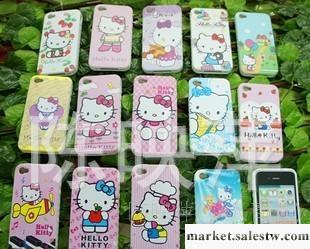 日本iphone 4S/4G hello kitty 超可愛 手機保護套 硬工廠,批發,進口,代購