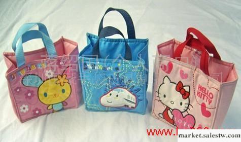 新款時尚hello kitty 卡通午餐袋帆布刺繡午餐包工廠,批發,進口,代購