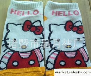 訂做 hello kitty 童襪 卡通襪 全棉舒適 精美刺繡 提花批發・進口・工廠・代買・代購