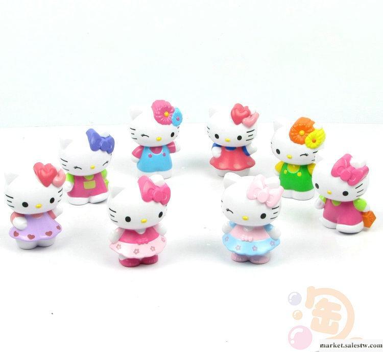 動漫周邊 HOLLE KITTY 精致 KT百變凱蒂貓擺件 8款公仔工廠,批發,進口,代購
