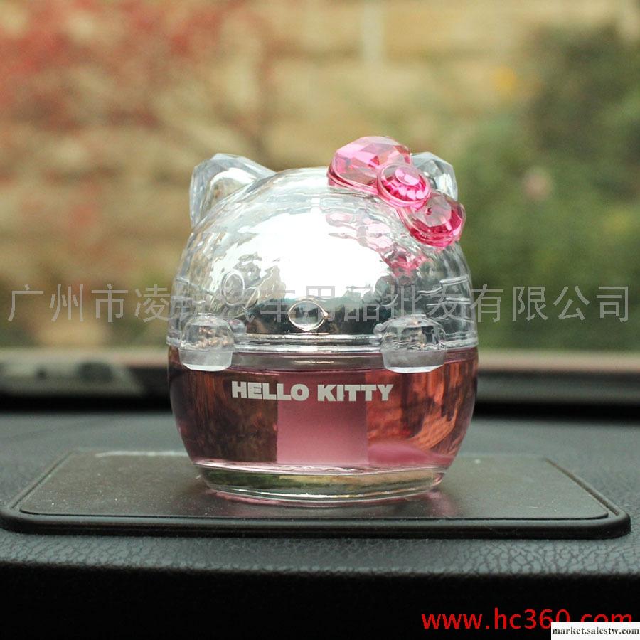 正品原裝 HELLO KITTY  可愛車用香水 卡通 座式水晶球香水批發・進口・工廠・代買・代購