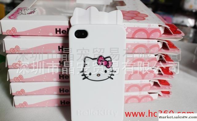 立體手感 Hello Kitty iPhone4 4s 雙面保護套 手機套 蝴蝶結工廠,批發,進口,代購