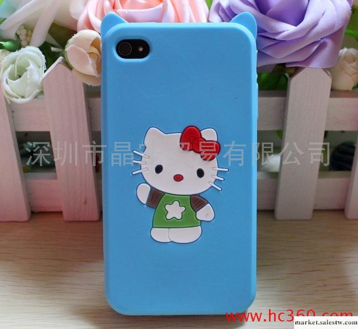 BASYA  iphone 4G/4S  手機套 Hello Kitty 凱蒂貓 硅膠套 kt貓工廠,批發,進口,代購