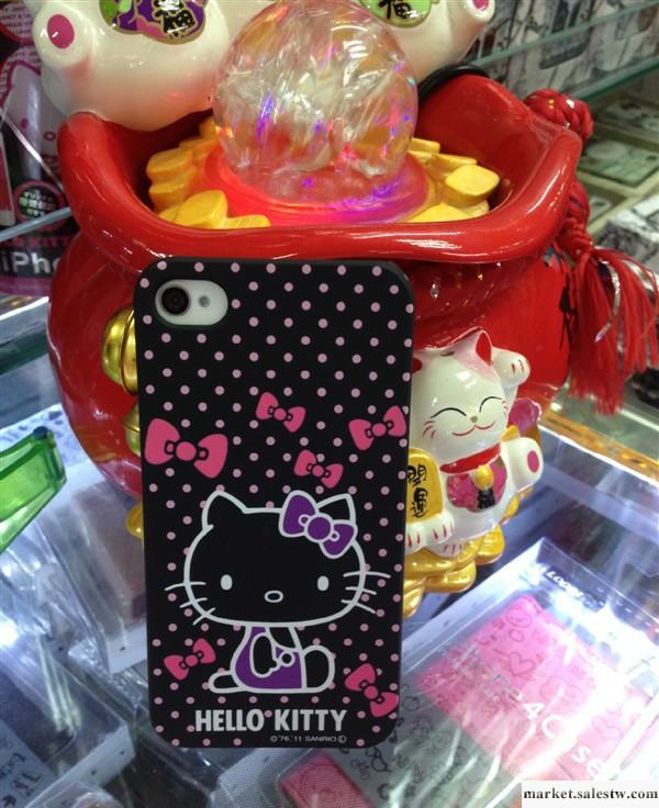 蘋果 iphone4s 手機保護套 外殼 水貼工藝hello kitty 手機保護殼工廠,批發,進口,代購