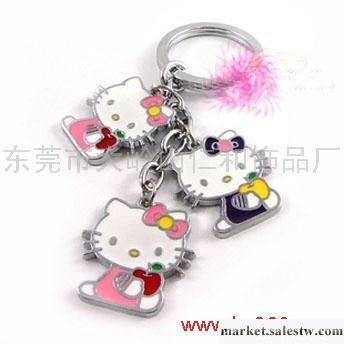 供應仁和飾品 KT-002 hello kitty合金鑰匙扣工廠,批發,進口,代購