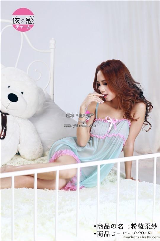 供應粉藍柔紗批發情趣內衣工廠,批發,進口,代購