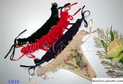 系帶丁褲 蕾絲T褲 情趣內衣 性感內褲 三點式工廠,批發,進口,代購