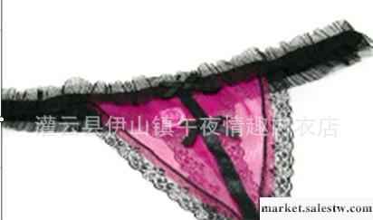 午夜魅力情趣 新款內褲， 黑色玫紅 內褲k34工廠,批發,進口,代購