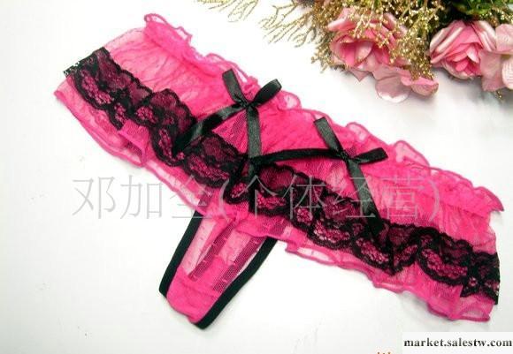 新款網紗丁褲 情趣內衣 開檔性感內褲 蕾絲三點式工廠,批發,進口,代購