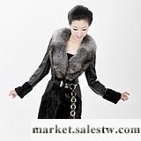 杰奧思琳 優質銀藍狐貍綿羊皮加棉拼貂中長款女真皮皮衣 SLAKD工廠,批發,進口,代購