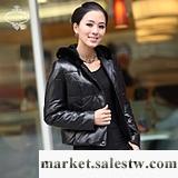 酷格新款真皮羽絨服皮衣 休閑綿羊皮女裝外套 KG1607工廠,批發,進口,代購