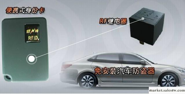 供應鏢神rf系列免安裝RF汽車繼電器防盜器工廠,批發,進口,代購