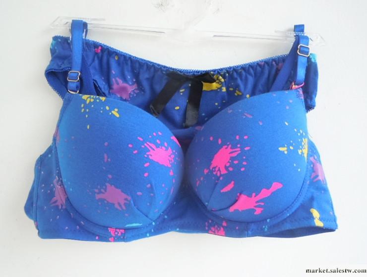 供應日系少女內衣文胸套裝  個性涂鴉聚攏文胸工廠,批發,進口,代購