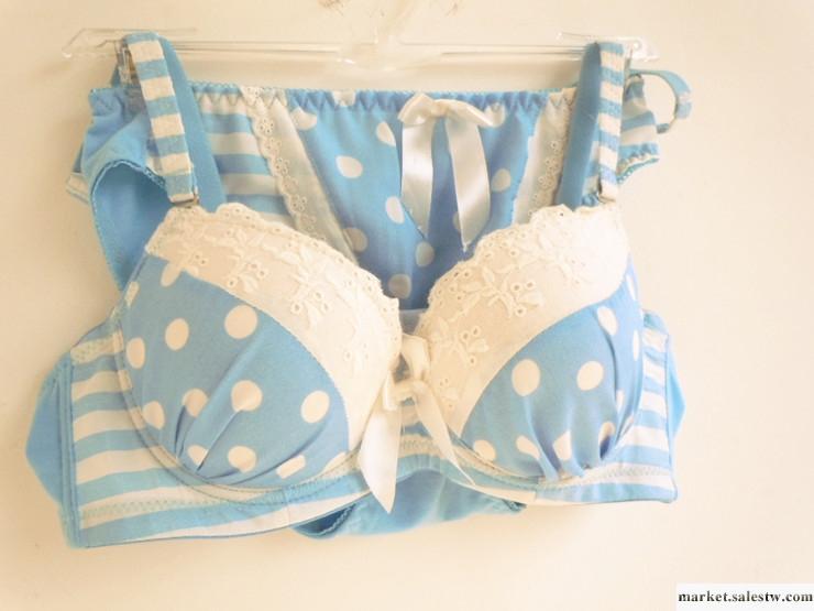 供應日系少女內衣套裝 蕾絲波點可愛睡衣套裝工廠,批發,進口,代購