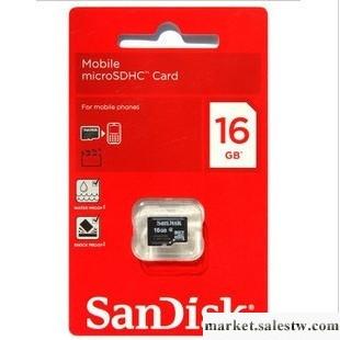 供應Sandisk 閃迪 手機內存卡16G MicroSD卡 t內存卡批發・進口・工廠・代買・代購