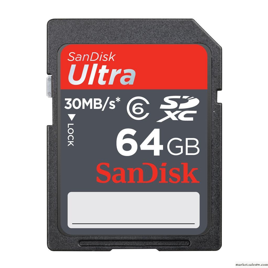 供應晟碟Sandisk Ultra 64G SD工廠,批發,進口,代購