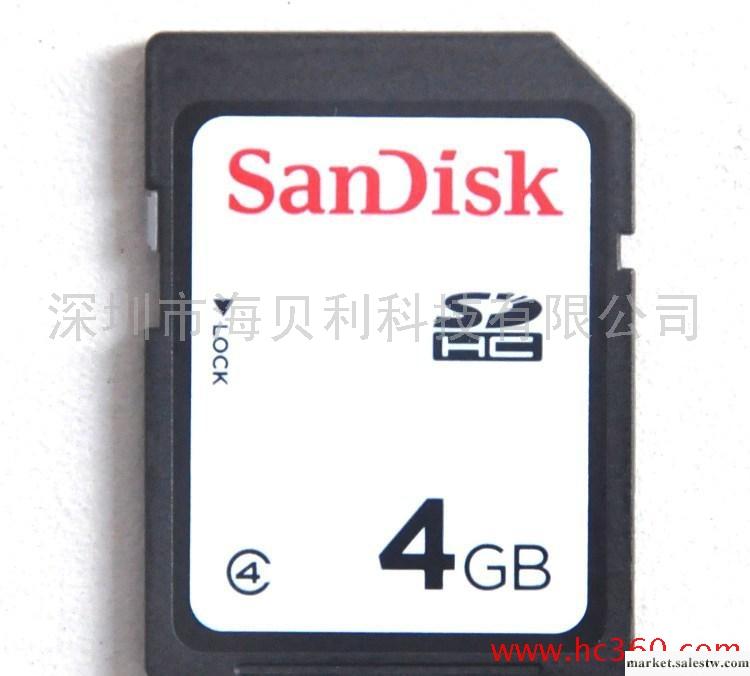 供應Sandisk 原裝SD 4GB CLASS4 黑色透明工廠,批發,進口,代購