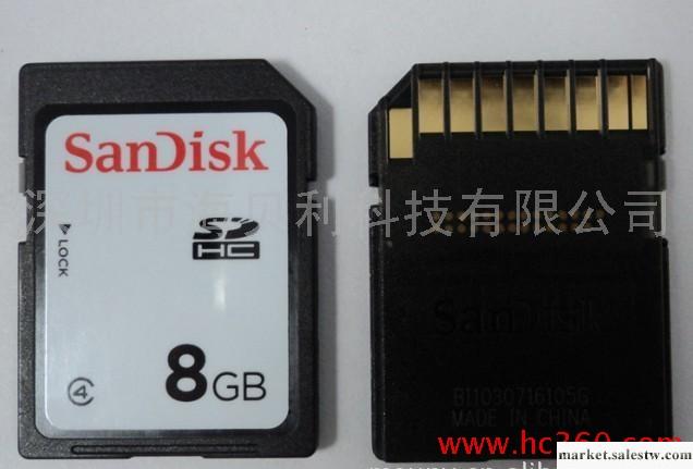 供應Sandisk 原裝SD 8GB CLASS4 黑色透明工廠,批發,進口,代購