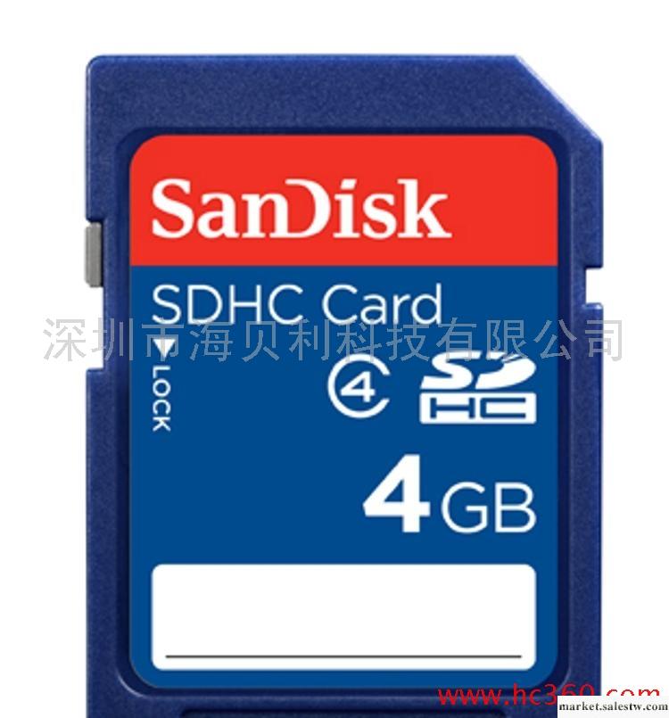 供應Sandisk原裝 SD 4G 4GB CLASS 4工廠,批發,進口,代購