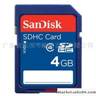 供應閃迪 SanDisk SD 4G SDHC class4 相機內存卡 SD卡批發・進口・工廠・代買・代購