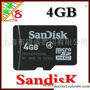 Sandisk 正品 4g 手機內存卡 4G 閃迪 4G存儲卡 4Gtf卡工廠,批發,進口,代購