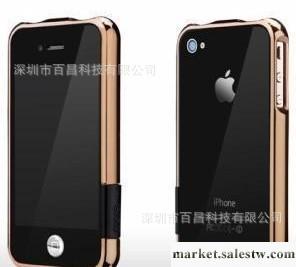 2012新款 水晶系列 iPhone 4 4S 炫彩邊框 蘋果4代手機配件 批發工廠,批發,進口,代購